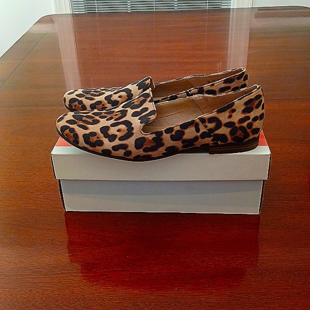 SOUL Naturalizer Janelle Cheetah Loafers Size 9B